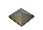 Pyramid Stainless Steel Post Cap - 93mm
