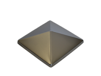 Pyramid Stainless Steel Post Cap - 93mm